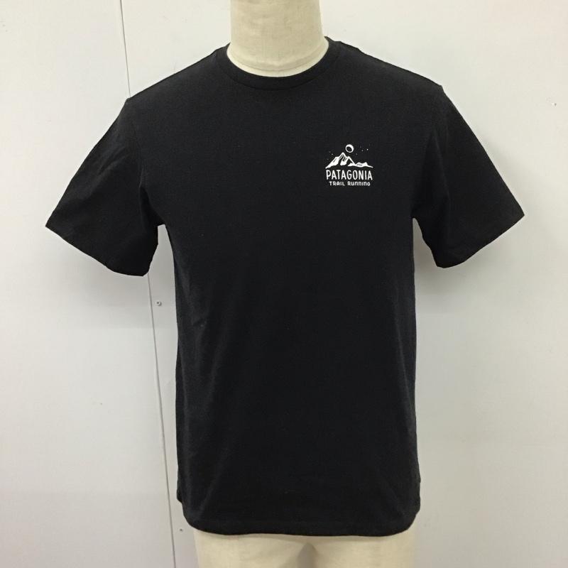 パタゴニア patagonia Tシャツ 半袖 XS ロゴ、文字 黒 / ブラック /  メンズ USED 古着 中古 10115354