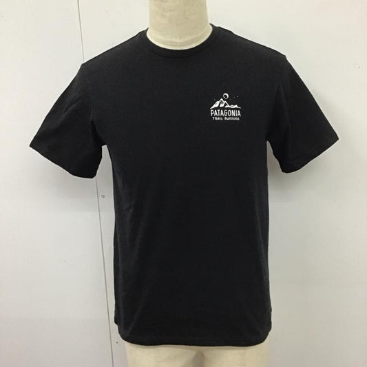パタゴニア patagonia Tシャツ 半袖 XS ロゴ、文字 黒 / ブラック /  メンズ USED 古着 中古 10115354