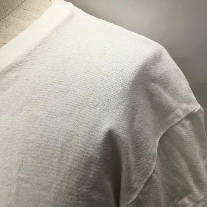 アベイシングエイプ A BATHING APE Tシャツ 半袖 クルーネック APE HEAD L プリント 白 / ホワイト / X 水色 / ライトブルー /  メンズ USED 古着 中古 10119810