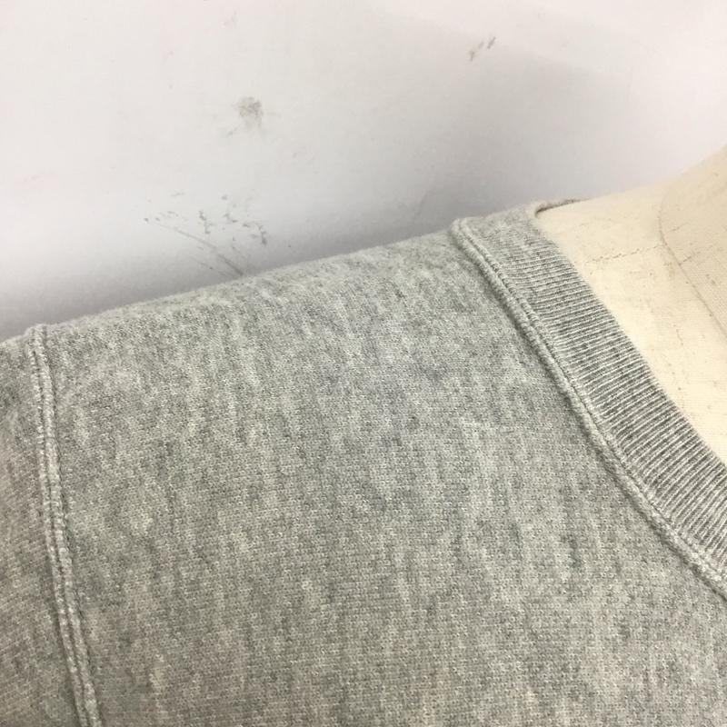 チャンピオン Champion トレーナー 半袖 C8-H022 REVERSE WEAVE スウェット L ワンポイント 灰 / グレー /  メンズ USED 古着 中古 10112934
