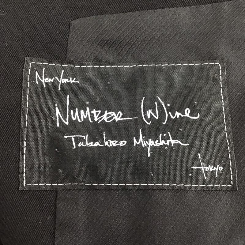 ナンバーナイン NUMBER (N)INE ジャケット、上着 ジャケット、ブレザー カジュアルジャケット カラージャケット ポケットジャケット アウター 2 無地 黒 / ブラック /  メンズ USED 古着 中古 10124257