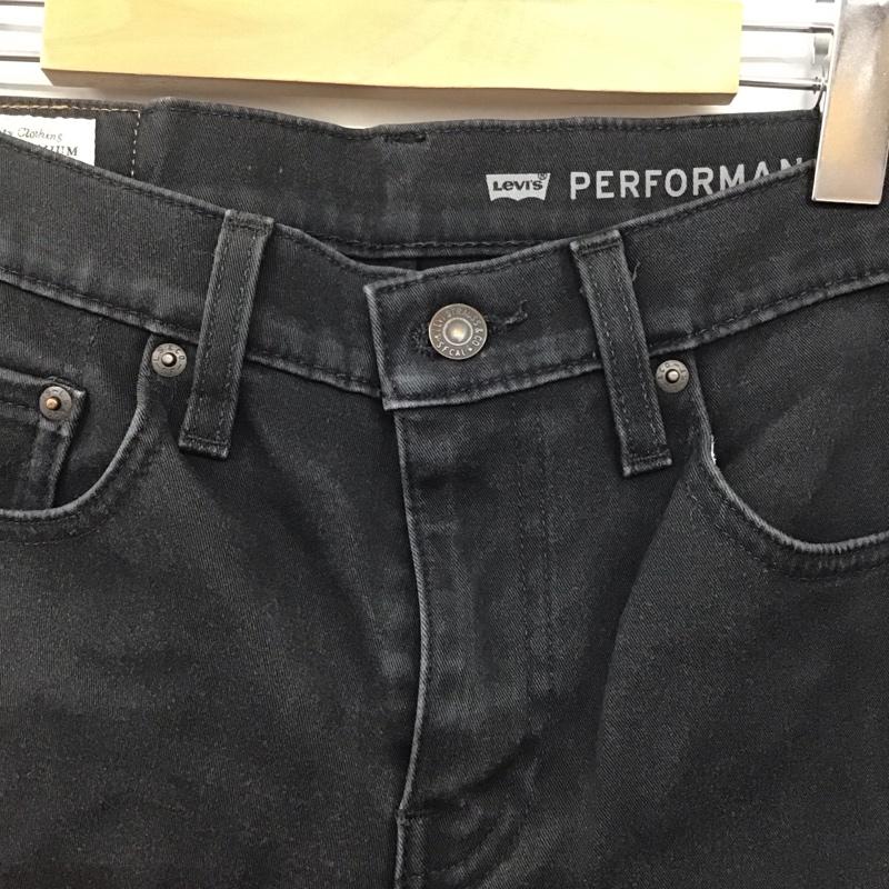 リーバイストラウスアンドコー Levi Strauss & co. パンツ デニム、ジーンズ デニムパンツ スリムパンツ カジュアルパンツ ストレッチパンツ 31インチ 無地 黒 / ブラック /  メンズ USED 古着 中古 10145250
