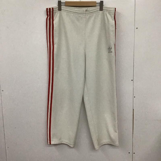 アディダス adidas ボトムス ボトムス ジャージ M 無地 X ロゴ、文字 白 / ホワイト /  メンズ USED 古着 中古 10134457