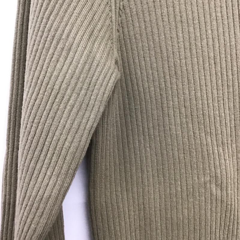 セオリー theory カーディガン 長袖 S 無地 カーキ / カーキ /  レディース USED 古着 中古 10150805