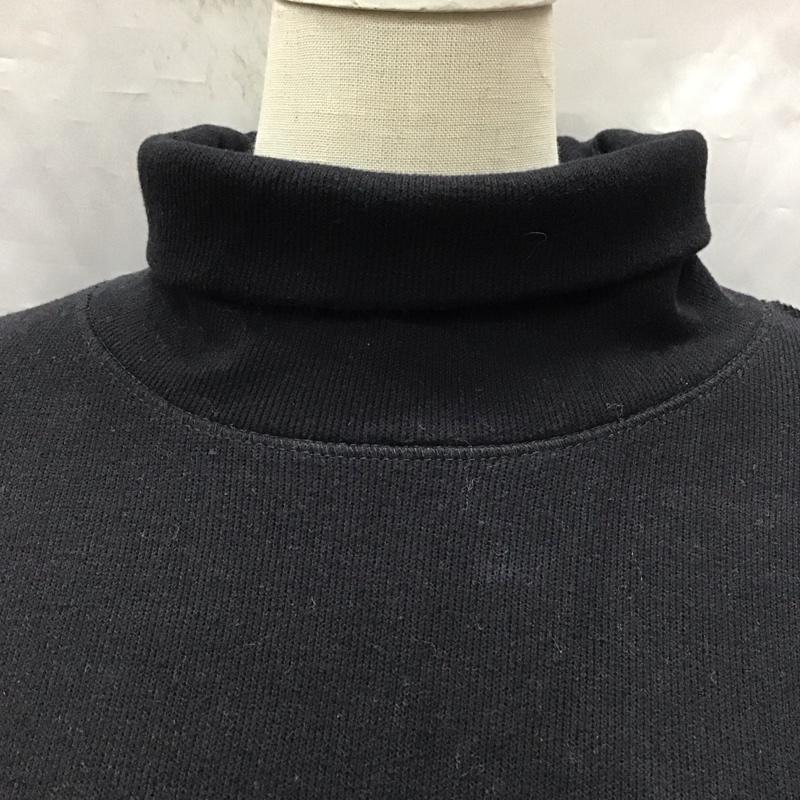 ザラ ZARA ニット、セーター 長袖 0264 430 800 ハイネック タートルネック M 無地 黒 / ブラック /  レディース USED 古着 中古 10118405