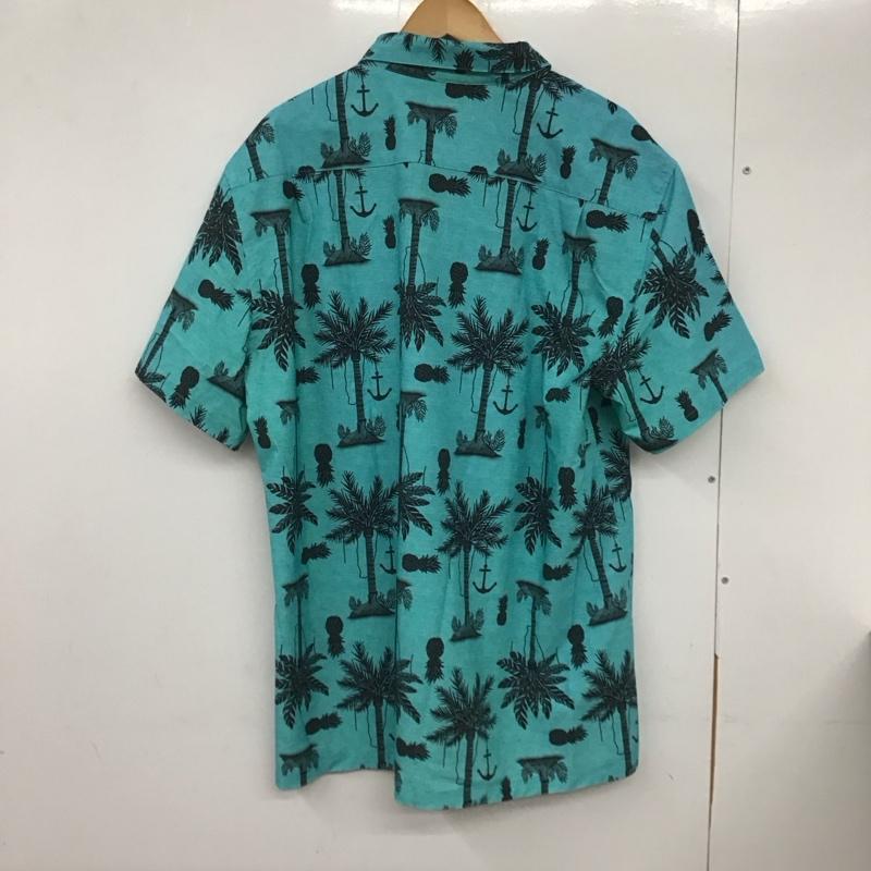 ハーレー Hurley シャツ、ブラウス 半袖 半袖シャツ プリントシャツ ポケットシャツ XL プリント 青 / ブルー /  メンズ USED 古着 中古 10132193