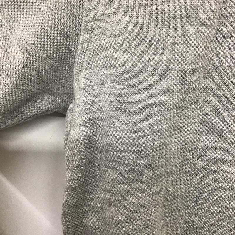 トミーヒルフィガー TOMMY HILFIGER ポロシャツ 半袖 半袖ポロシャツ カラーシャツ 半袖カットソー M 無地 灰 / グレー /  メンズ USED 古着 中古 10141668