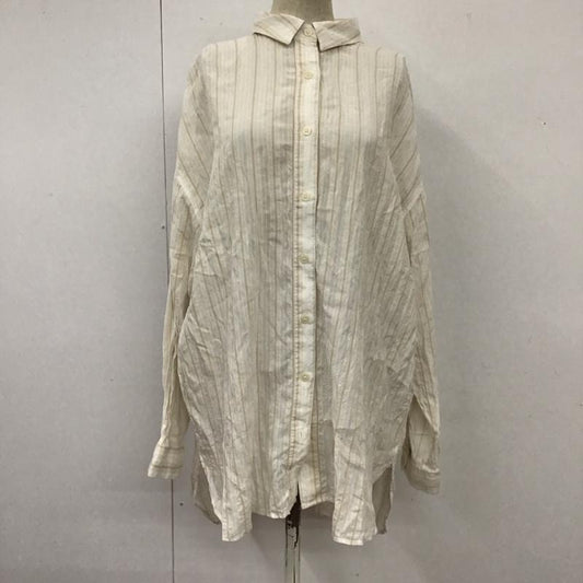 ニコアンド niko and... シャツ、ブラウス 長袖 NKN24643SM FREE ストライプ マルチカラー / マルチカラー /  レディース USED 古着 中古 10110320