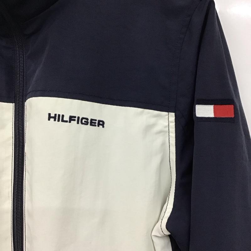 トミーヒルフィガー TOMMY HILFIGER ジャケット、上着 ジャンパー、ブルゾン ジップアップジャケット スタンドネック アウター リバーシブル S ロゴ、文字 白 / ホワイト / X 赤 / レッド / X 紺 / ネイビー /  メンズ USED 古着 中古 10131638