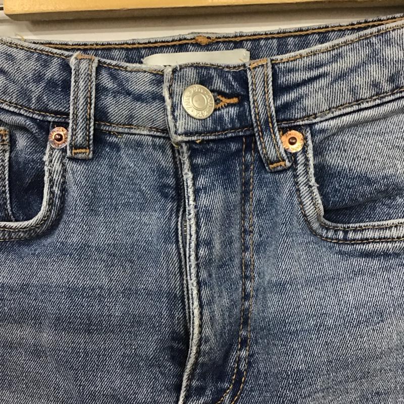 ザラ ZARA パンツ デニム、ジーンズ 32インチ 無地 水色 / ライトブルー /  レディース USED 古着 中古 10131858
