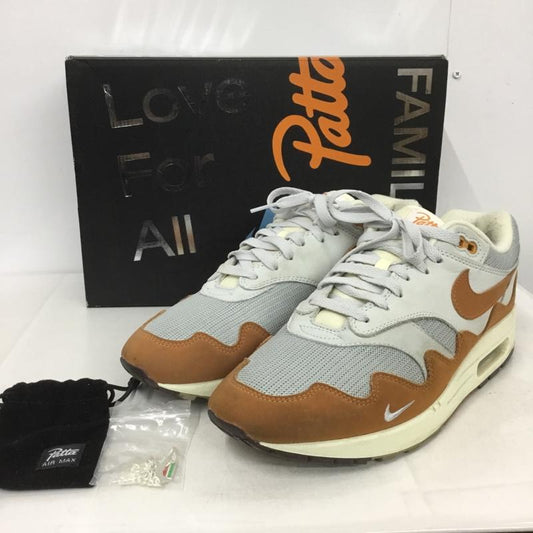 ナイキ NIKE スニーカー スニーカー DH1348-001 AIR MAX 1 PATTA 29cm 箱有 29.0cm ロゴ、文字 灰 / グレー / X ベージュ / ベージュ /  メンズ USED 古着 中古 10142707