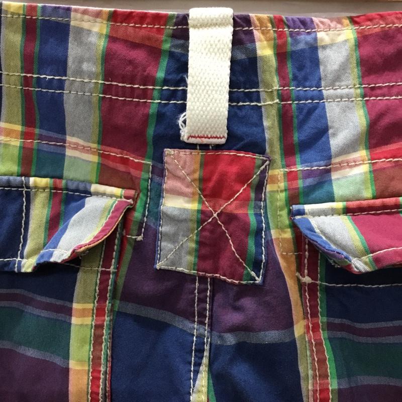 トミーヒルフィガー TOMMY HILFIGER パンツ ショートパンツ カーゴパンツ 34 チェック マルチカラー / マルチカラー /  メンズ USED 古着 中古 10118931
