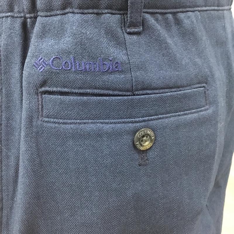 コロンビア Columbia パンツ ショートパンツ 218 PL4048 ショートパンツ ハーフパンツ L 無地 紺 / ネイビー /  メンズ USED 古着 中古 10120959