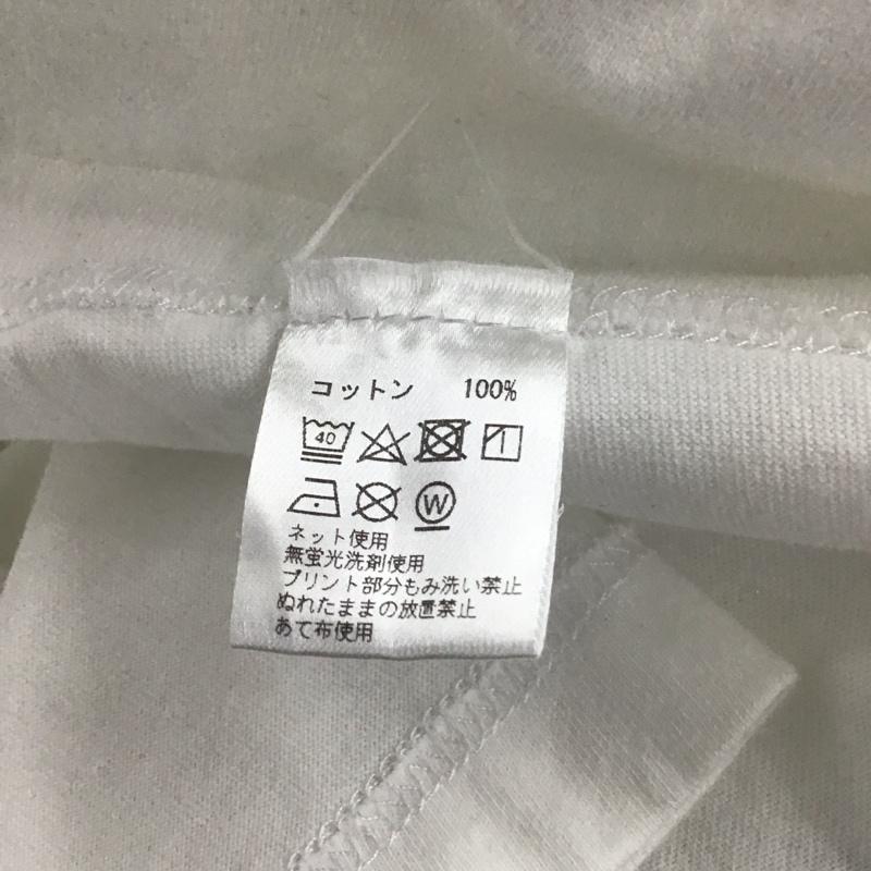 サプール SAPEur Tシャツ 半袖 半袖カットソー プリントTシャツ クルーネックカットソー プリント 白 / ホワイト /  メンズ USED 古着 中古 10148381