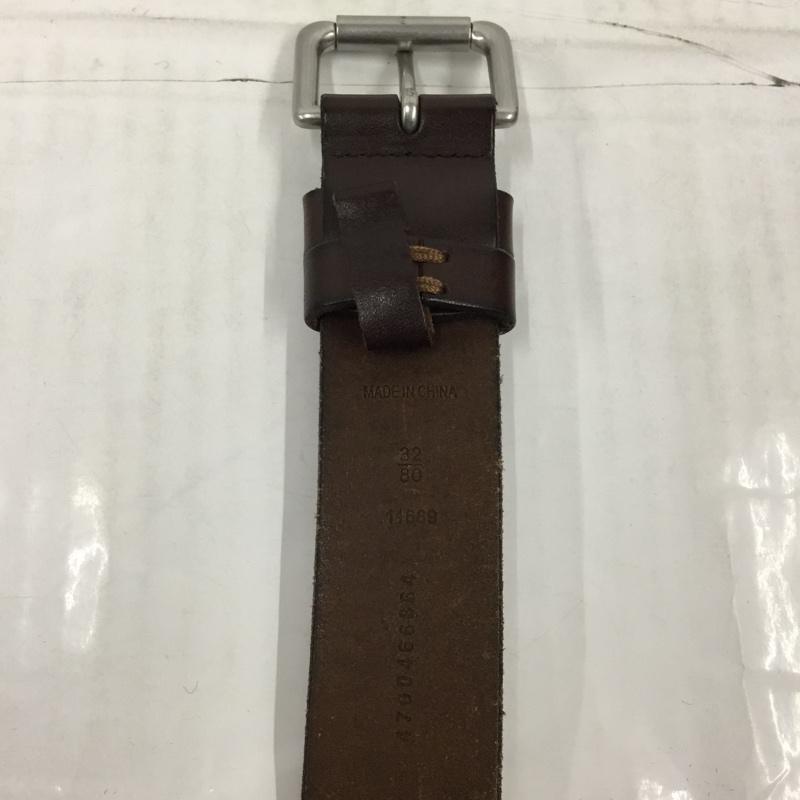 ポロラルフローレン POLO RALPH LAUREN ベルト・バックル ベルト レザー ロゴ、文字 茶 / ブラウン /  メンズ USED 古着 中古 10105709