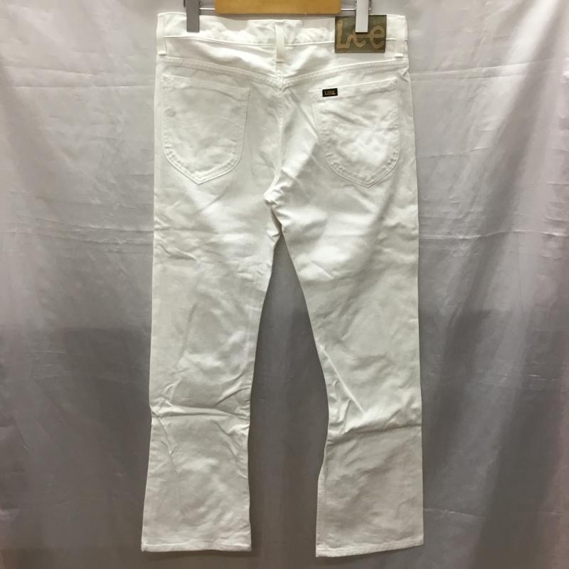 リー Lee パンツ デニム、ジーンズ 40102 ブーツカット 31 無地 白 / ホワイト /  メンズ USED 古着 中古 10118982