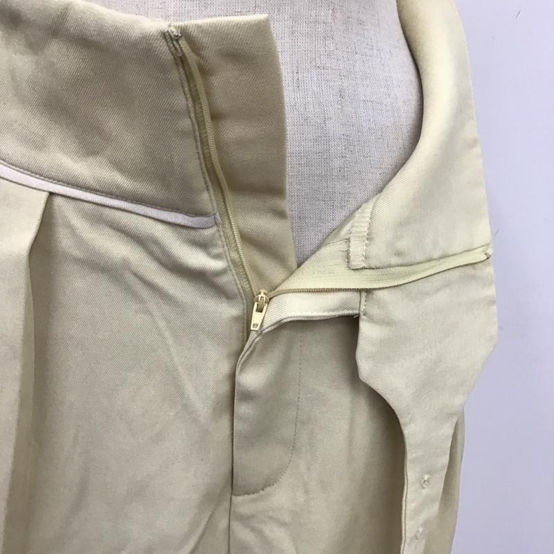 古着 USED ボトムス ボトムス OL24AEA82 ウエストマークデザインパンツ Olu. 1 無地 黄 / イエロー /  レディース USED 古着 中古 10122578
