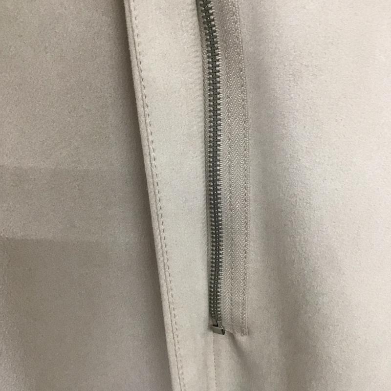 ザラ ZARA ジャケット、上着 ジャケット、ブレザー ノーカラー フェイクスエード L 無地 ベージュ / ベージュ /  レディース USED 古着 中古 10138672