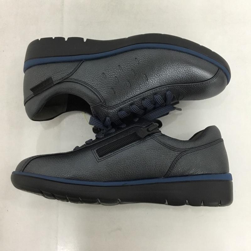 ヨネックス YONEX スニーカー スニーカー SHW-LC92 パワークッション 24.5cm ウォーキングシューズ 箱有 24.5cm ロゴ、文字 黒 / ブラック / X 紺 / ネイビー /  レディース USED 古着 中古 10147940