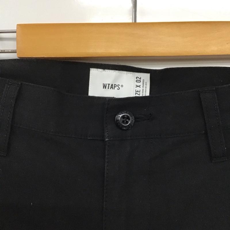 ダブルタップス WTAPS パンツ ワークパンツ、ペインターパンツ 231WVDT-PTM09 リップストップ カーゴパンツ コットン ナイロン 2 無地 黒 / ブラック /  メンズ USED 古着 中古 10144063