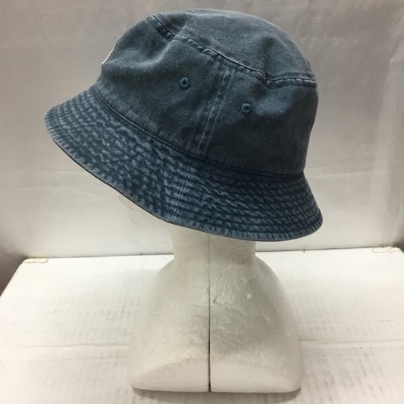 ステューシー STUSSY 帽子 ハット コットン バケットハット バケハ ロゴ、文字 水色 / ライトブルー /  メンズ USED 古着 中古 10109222