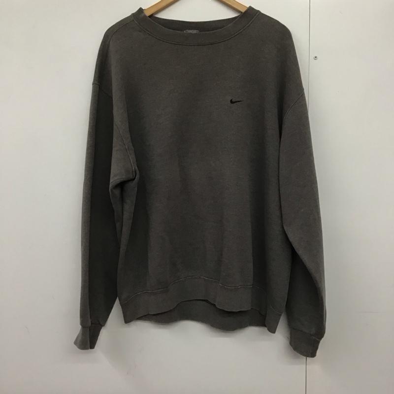 ナイキ NIKE トレーナー 長袖 長袖トレーナー スウェット クルーネック プルオーバー 古着 XL ロゴ、文字 マルチカラー / マルチカラー /  メンズ USED 古着 中古 10143452