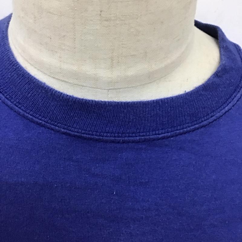 古着 USED Tシャツ 半袖 半袖カットソー プリントTシャツ クルーネックカットソー 古着 M プリント 青 / ブルー /  メンズ USED 古着 中古 10124162