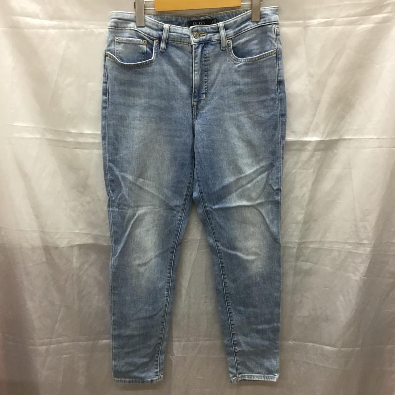 ローレンラルフローレン LAUREN RALPH LAUREN パンツ デニム、ジーンズ 無地 水色 / ライトブルー /  メンズ USED 古着 中古 10110634