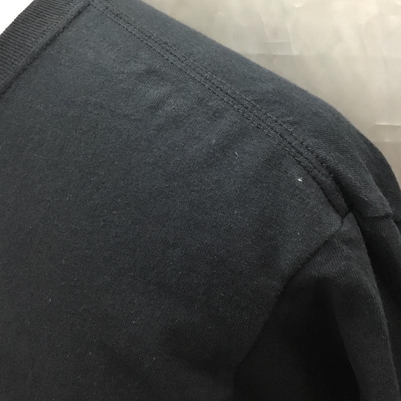 トゥデイエディション TODAY edition Tシャツ 半袖 半袖カットソー プリントTシャツ クルーネックカットソー M ロゴ、文字 黒 / ブラック /  メンズ USED 古着 中古 10112327