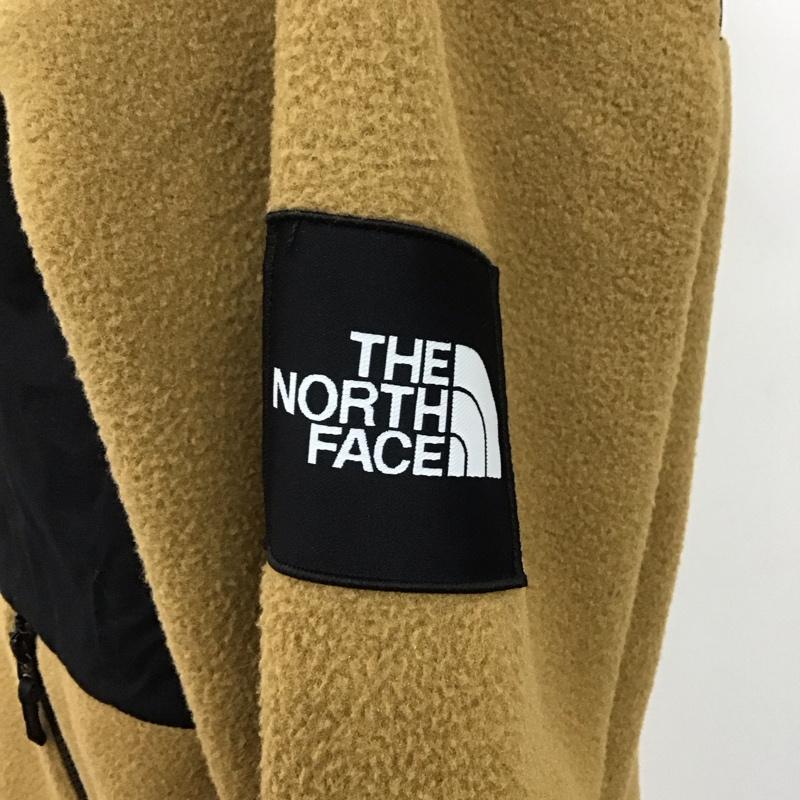 ザノースフェイス THE NORTH FACE ジャケット、上着 ジャンパー、ブルゾン na72051 デナリジャケット フリース ノーステックジップアップ アウトドア XL ロゴ、文字 黒 / ブラック / X ベージュ / ベージュ /  メンズ USED 古着 中古 10108679