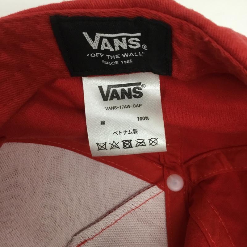 スタンダード カリフォルニア STANDARD CALIFORNIA 帽子 キャップ VANS 17AW CAP コラボ Checker Logo ロゴ、文字 赤 / レッド /  メンズ USED 古着 中古 10132036