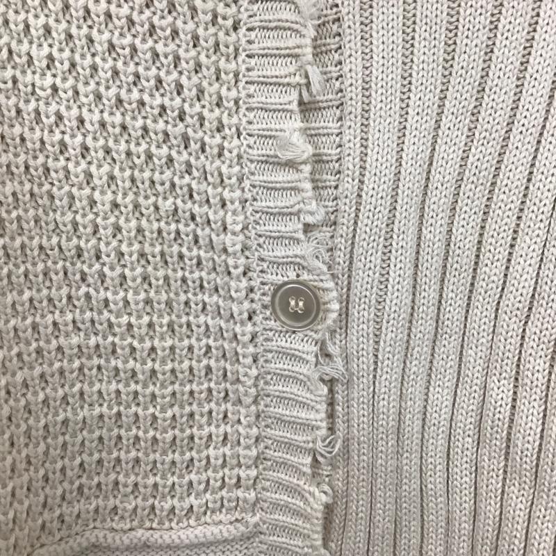 アルシーヴ archives カーディガン 長袖 M 無地 ベージュ / ベージュ /  レディース USED 古着 中古 10142766