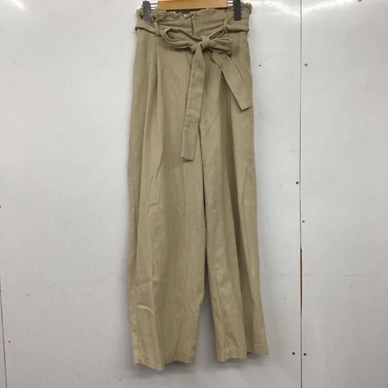 ケービーエフ KBF パンツ ワークパンツ、ペインターパンツ ワークパンツ ワイドパンツ カジュアルパンツ ONE SIZE 無地 ベージュ / ベージュ /  レディース USED 古着 中古 10145417