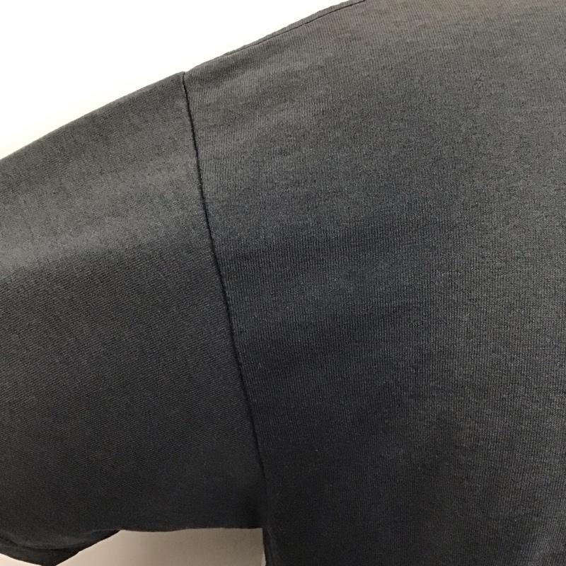 フルーツオブザルーム FRUIT OF THE LOOM Tシャツ 半袖 半袖カットソー プリントTシャツ クルーネックカットソー 古着 L ロゴ、文字 黒 / ブラック /  メンズ USED 古着 中古 10115328