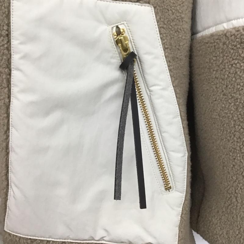 シードレイク Seadrake ジャケット、上着 ジャンパー、ブルゾン ジップアップジャケット アウター ジップアップパーカー M 無地 ベージュ / ベージュ / X アイボリー / アイボリー /  レディース USED 古着 中古 10147217