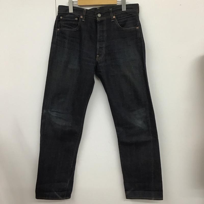 リーバイス Levi s パンツ デニム、ジーンズ 66501 日本製 W34 34インチ 無地 紺 / ネイビー /  メンズ USED 古着 中古 10107829
