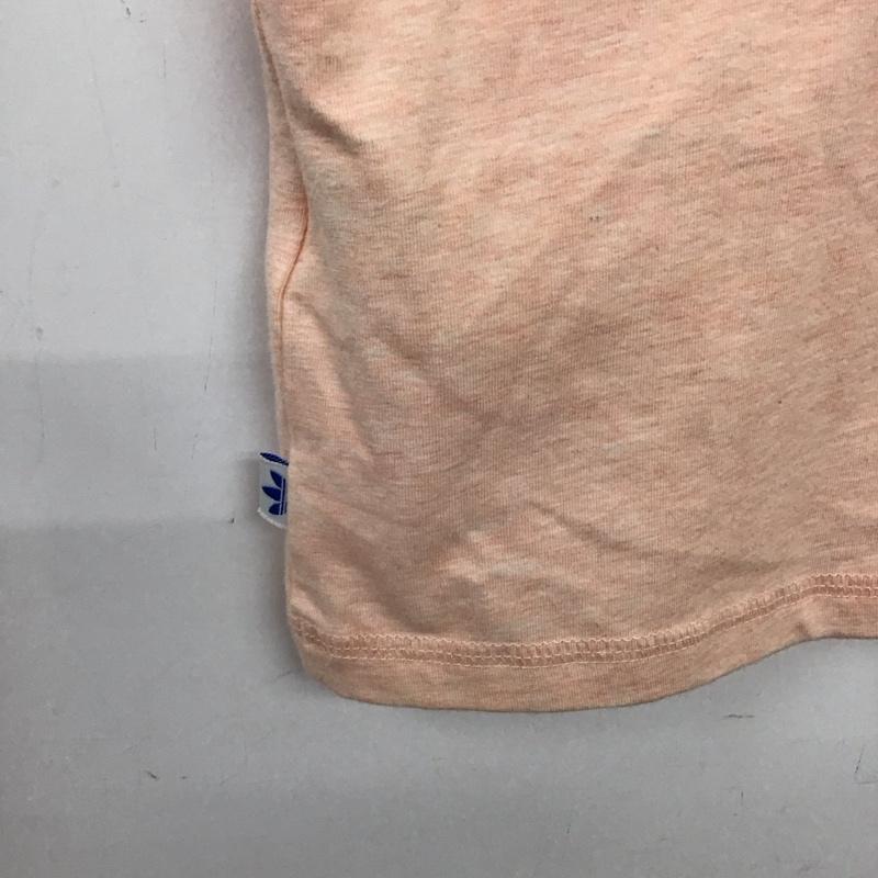 アディダス adidas Tシャツ 半袖 ロゴ、文字 桃 / ピンク /  レディース USED 古着 中古 10133791