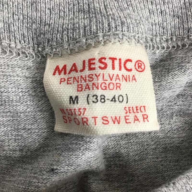 マジェスティック MAJESTIC Tシャツ 半袖 M プリント X ロゴ、文字 灰 / グレー /  メンズ USED 古着 中古 10134810