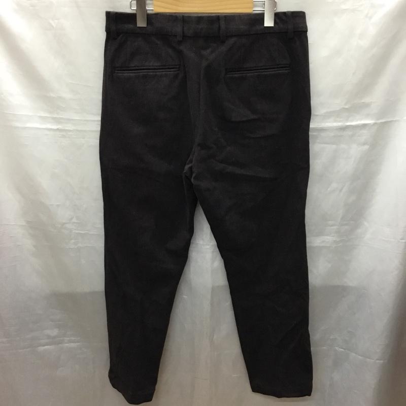 グローバルワーク GLOBAL WORK パンツ スラックス スラックスパンツ ワイドパンツ カジュアルパンツ L 無地 茶 / ブラウン /  メンズ USED 古着 中古 10116162