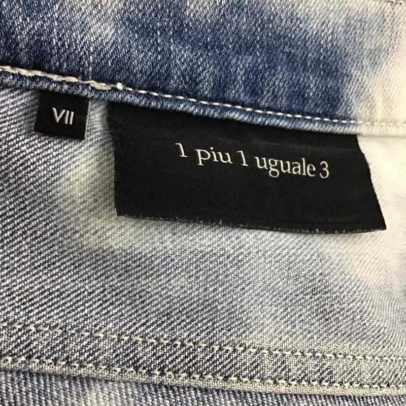 ウノピュウノウグァーレトレリラックス 1piu1uguale3 RELAX パンツ デニム、ジーンズ デニムパンツ スリムパンツ ストレッチパンツ ジーンズ 7 無地 インディゴ / インディゴ /  メンズ USED 古着 中古 10119464
