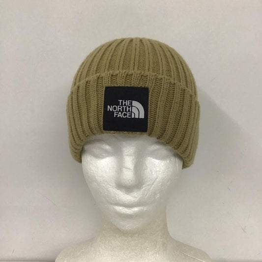 ザノースフェイス THE NORTH FACE 帽子 ニット帽 ロゴ、文字 ベージュ / ベージュ /  メンズ USED 古着 中古 10132550
