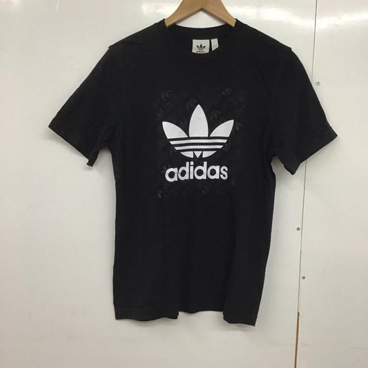 アディダス adidas Tシャツ 半袖 ed7043 Tシャツ プリントTシャツ 半袖カットソー M プリント 黒 / ブラック /  メンズ USED 古着 中古 10142402