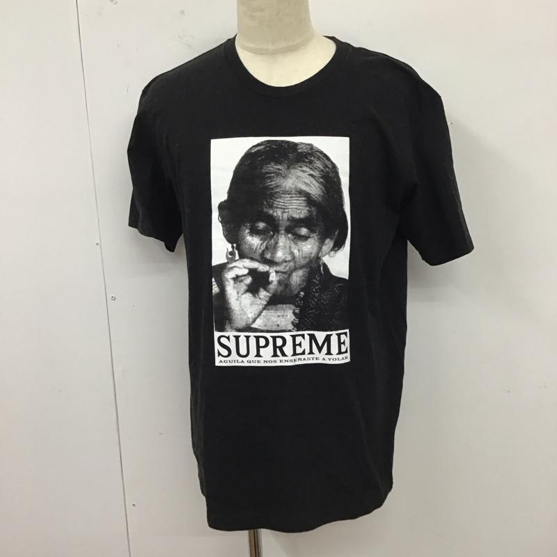 シュプリーム Supreme Tシャツ 半袖 AGUILA Tee 19AW 19FW プリント L プリント 黒 / ブラック /  メンズ USED 古着 中古 10122155