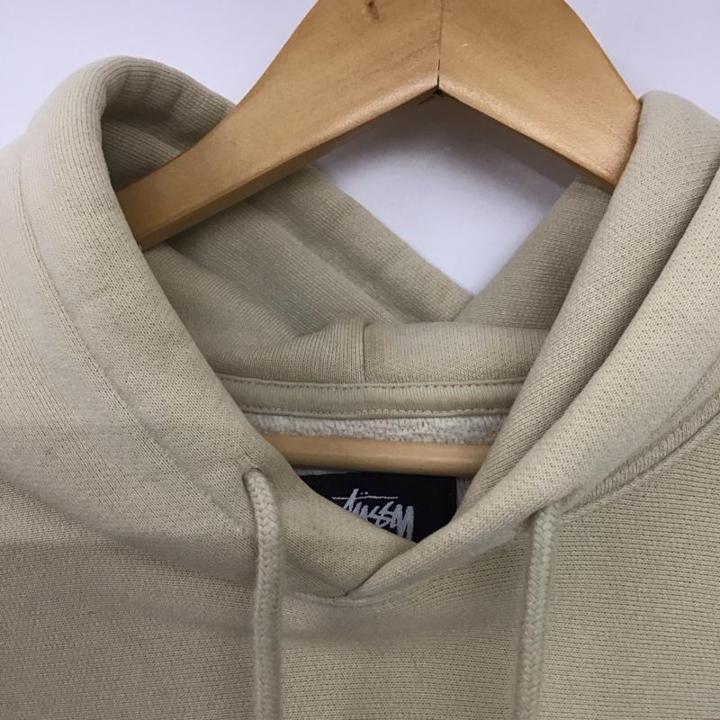 ステューシー STUSSY パーカー 長袖 118538 Embroidered Relaxed Hoodie プルオーバー フーディー 裏起毛 L ロゴ、文字 ベージュ / ベージュ /  メンズ USED 古着 中古 10144709