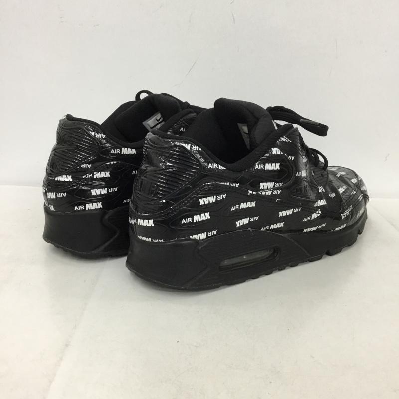 ナイキ NIKE スニーカー スニーカー 700155-015 AIR MAX 90 PREMIUM 27.5cm 27.5cm ロゴ、文字 黒 / ブラック / X 白 / ホワイト /  メンズ USED 古着 中古 10148398