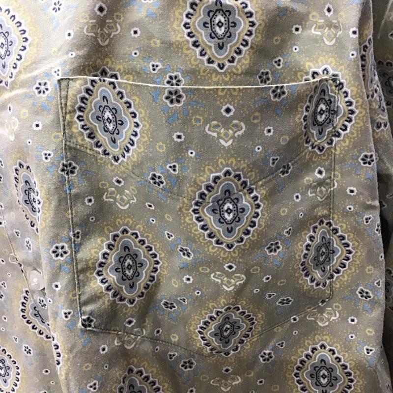 ギャップ GAP シャツ、ブラウス 長袖 長袖シャツ ボタンダウンシャツ カジュアルシャツ ペイズリー 総柄 90s M 総柄 X ペイズリー マルチカラー / マルチカラー /  メンズ USED 古着 中古 10110979