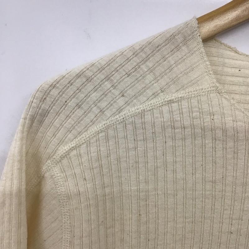 ナンバーナイン NUMBER (N)INE カットソー 半袖 半袖カットソー ヘンリーネックカットソー リブカットソー 3 無地 アイボリー / アイボリー /  メンズ USED 古着 中古 10137008