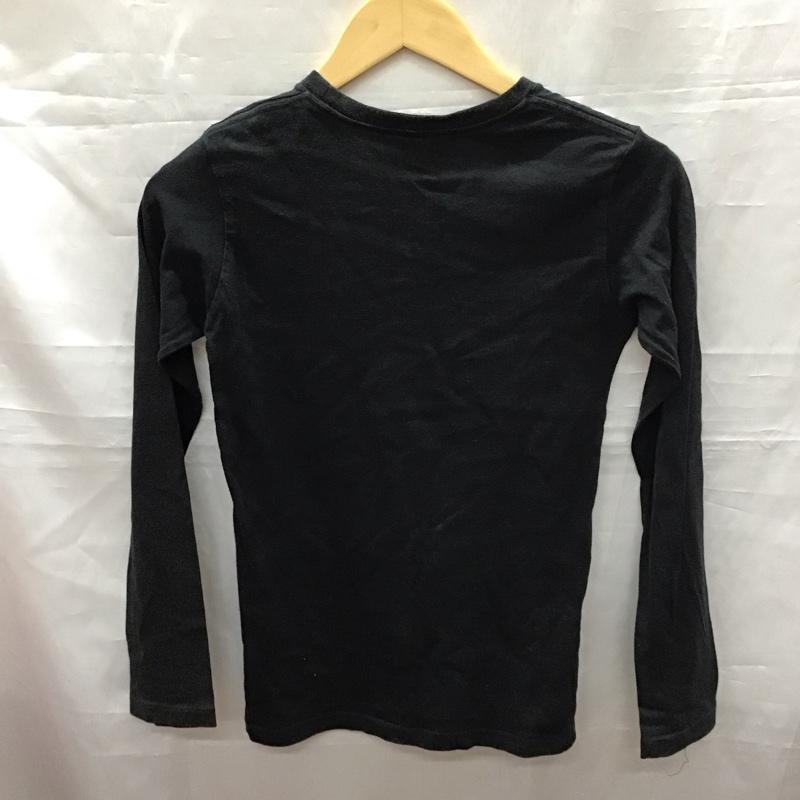 ヒステリックグラマー HYSTERIC GLAMOUR Tシャツ 長袖 140cm キッズ ロンT MINI 140cm ロゴ、文字 黒 / ブラック /  ガールズ USED 古着 中古 10116913