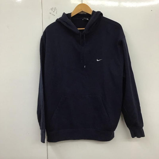 ナイキ NIKE パーカー 長袖 長袖パーカー プルオーバーパーカー スウェット XL ロゴ、文字 紺 / ネイビー /  メンズ USED 古着 中古 10129080