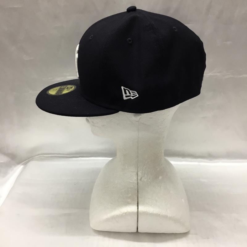 ニューエラ NEW ERA 帽子 キャップ MTXIX NY 59.6cm ロゴ、文字 紺 / ネイビー /  メンズ USED 古着 中古 10109194